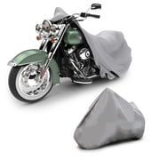 Budge StormBlock™ Motorcycle Cover, Waterproof All Weather Outdoor Motorcycle Protection, Size 1 for Large Motorcycles