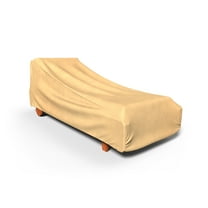 Budge XLarge Beige Patio Outdoor Chaise Cover, All-Seasons