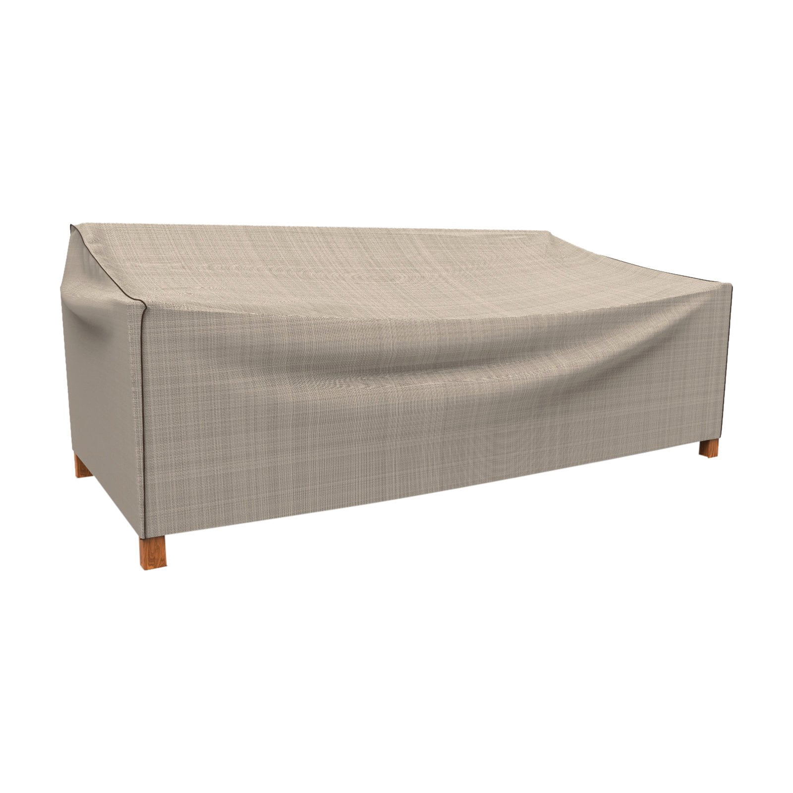 Budge XLarge Black Ivory Patio Loveseat Cover, StormBlock™ Mojave