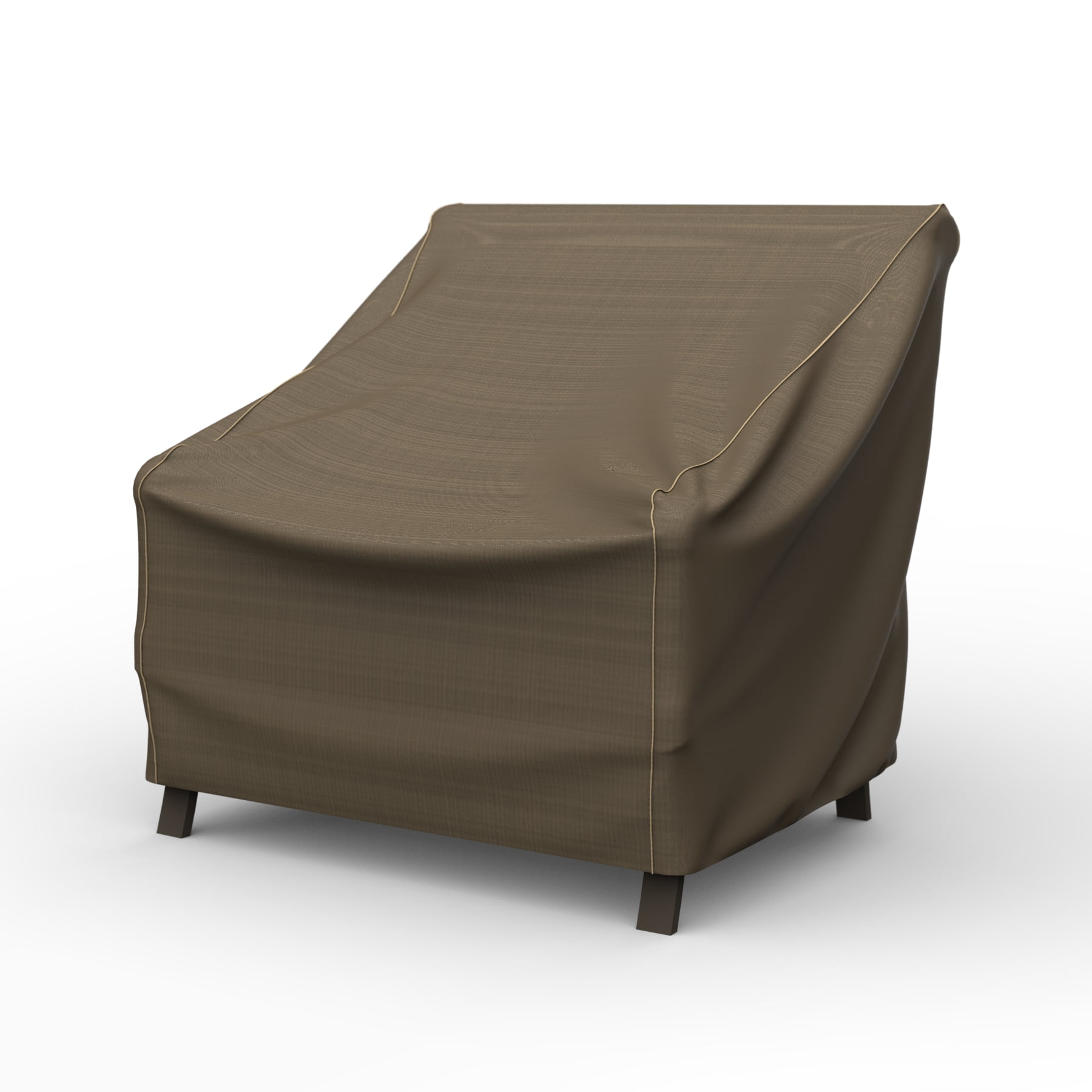 Budge XLarge Black and Tan Patio Chair Cover, StormBlock™ Hillside