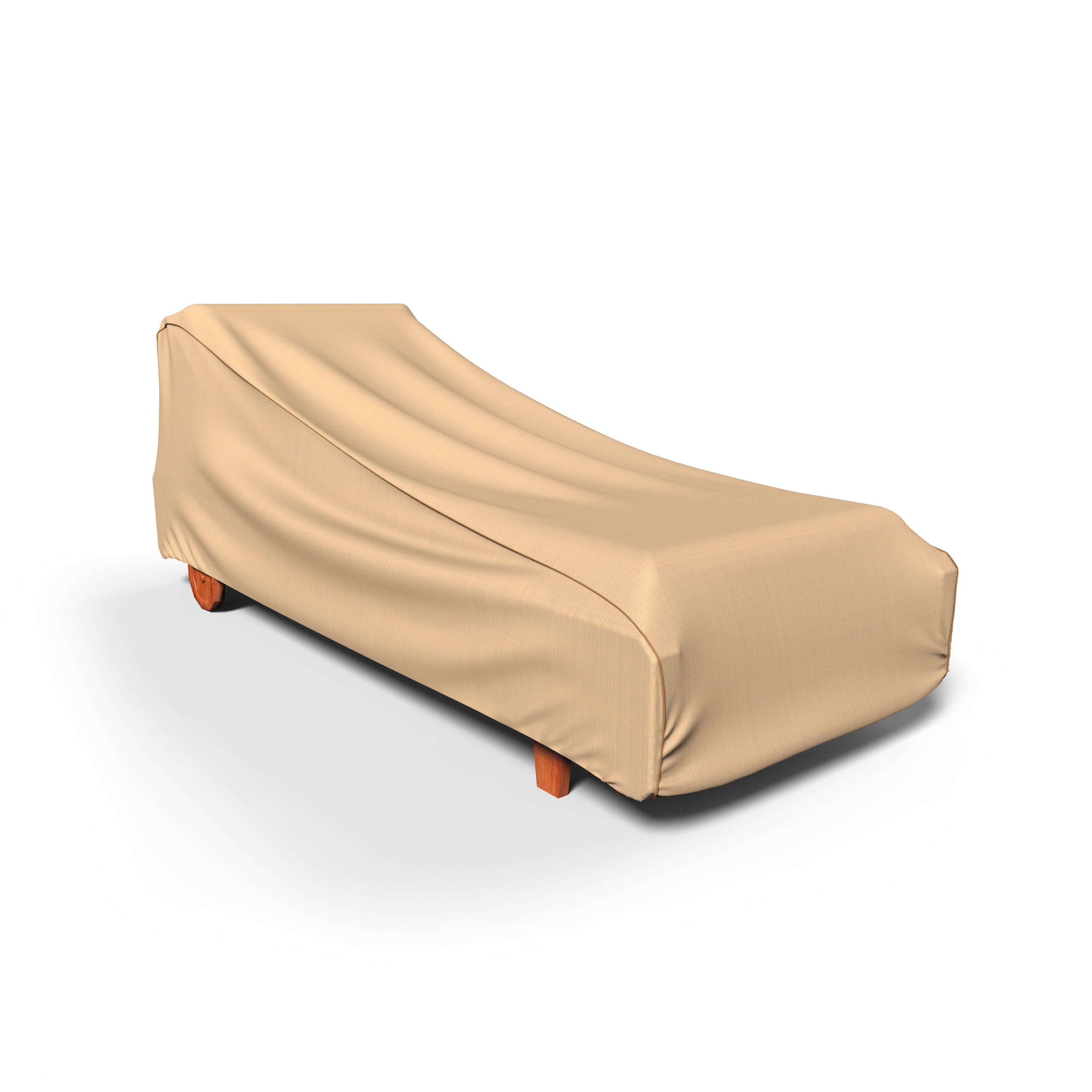 Budge XLarge Tan Patio Chaise Cover, StormBlock™ Savanna