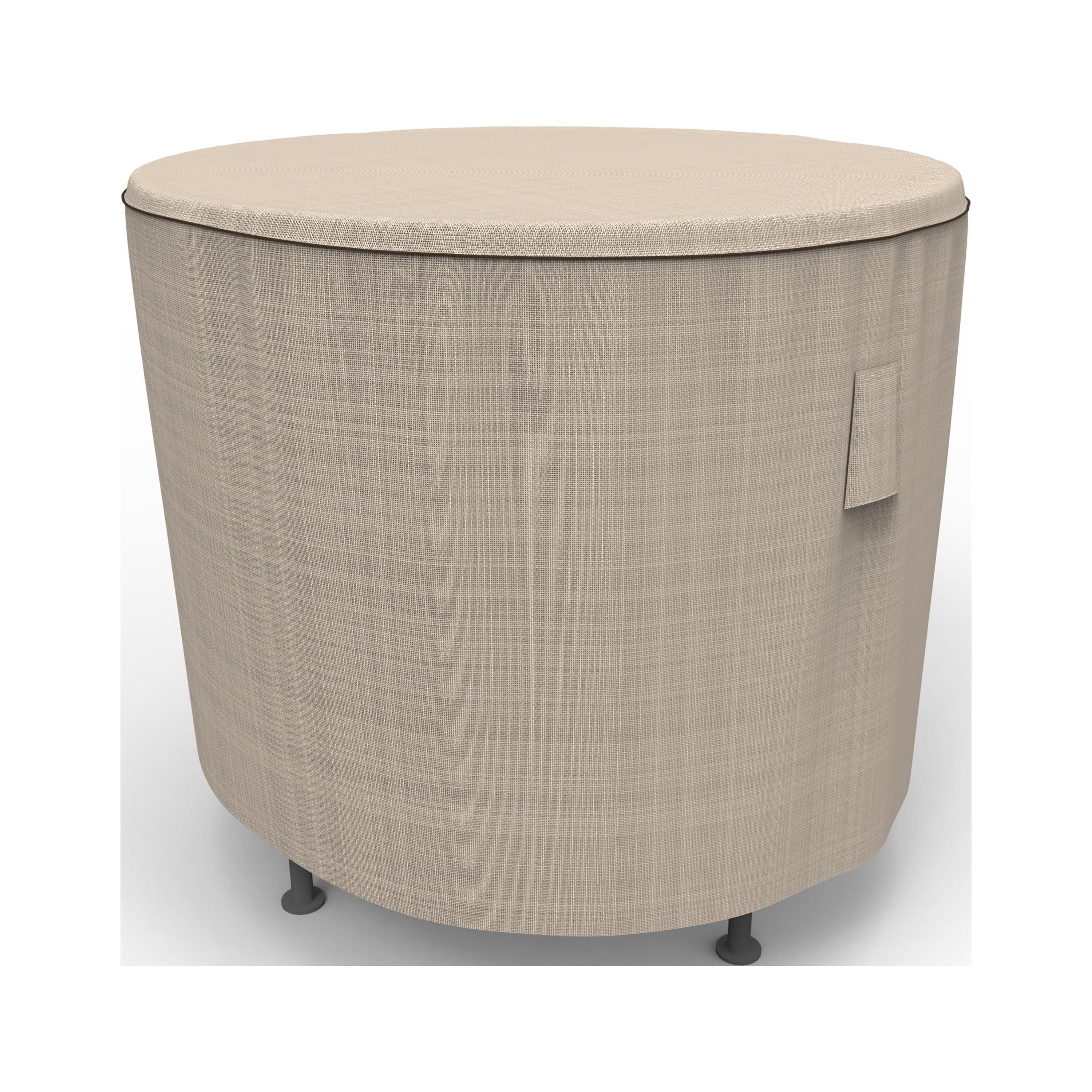 Budge XSmall Black Ivory Patio Round Table Cover, StormBlock™ Mojave