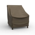 thumbnail image 1 of Budge XSmall Black and Tan Patio Chair Cover, StormBlock™ Hillside, 1 of 9
