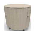 thumbnail image 1 of Budge XSmall Tan Tweed Patio Outdoor Round Table Cover, English Garden, 1 of 9