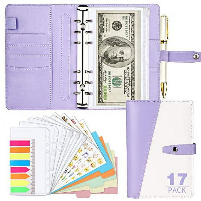 A6 Binder Budget Planner Notebook Couvre Dossier Taille 6 Trous