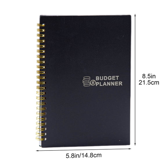 Budget Book Expense Tracker Cash Planner Notepad Financial Organizer 8.26x5.7 in for Money Management Expense Tracker