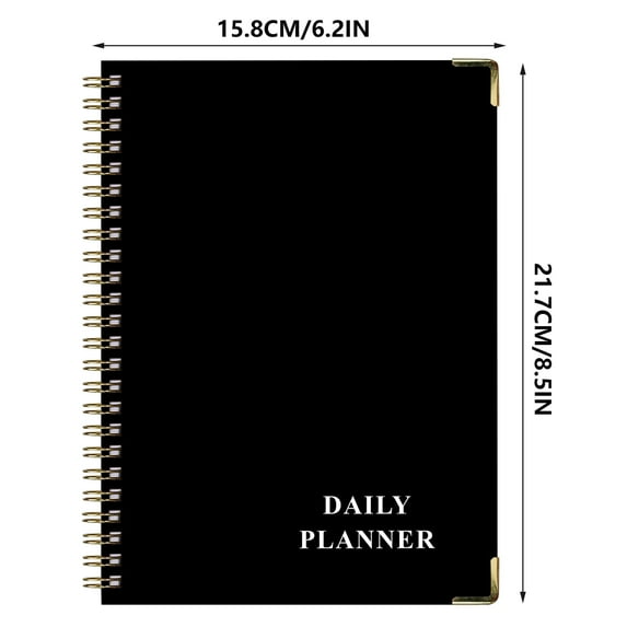 Budget Book, Financial Planning Notebook, A5 Coil Organizer for Self-discipline, Monthly Calendar and Pocket Storage, Office, School, Home Use
