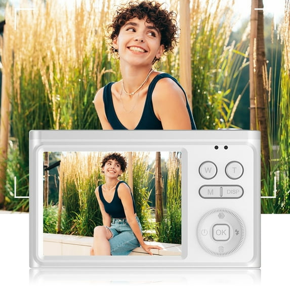 Budget Digital Camera Qwtwty Digital Camera 1080P HD Photography Supports Up to 48MP Electronic Stabilization 16X Digital CCD Student Portable Camera