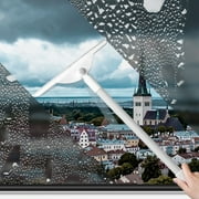 Budget Friendly Pick, Shower Squeegee, Mini Squeegee Tool, Small Cleaner, Bathroom Glass, Mirror, Tile, Car Window, Stainless Steel, Quick Dry, Easy Clean Under 10 | Plastic, White