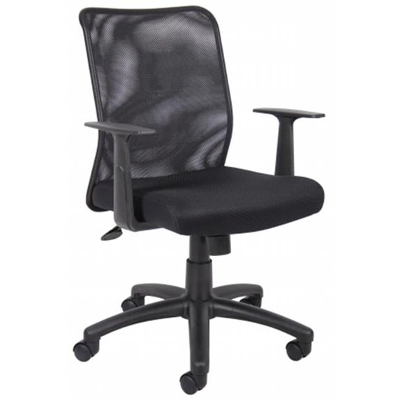 Budget Mesh Task Chair With T-Arms