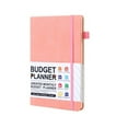 thumbnail image 1 of Budget Planner A5 Undated Monthly Cash Budget Notebook With Elastic Band - Pink Portable Size For Budgeting, Financial Planning, Daily Organizing, 1 of 4