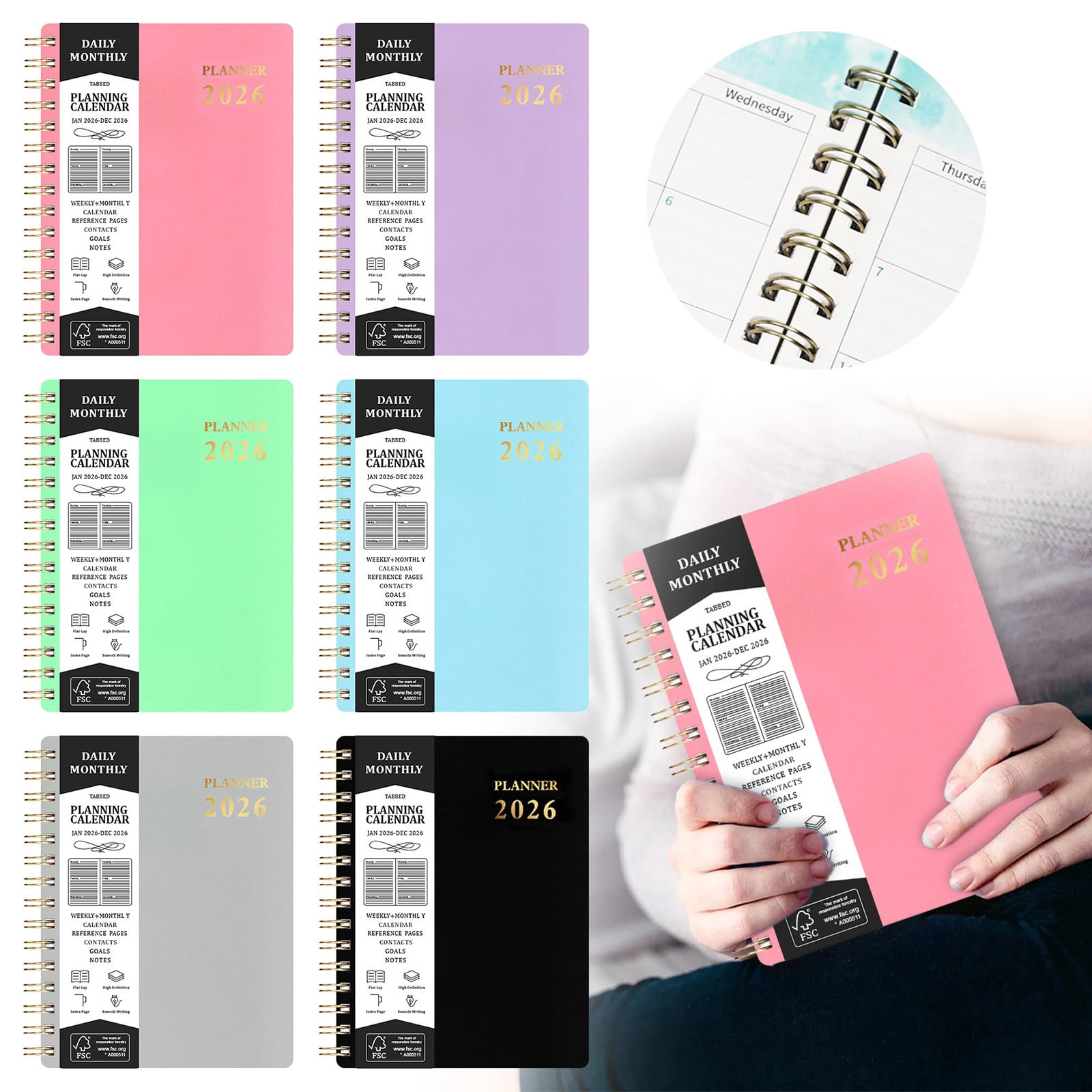 Budget Planner Book 2026 Monthly Expense Notebook Undated Financial ...