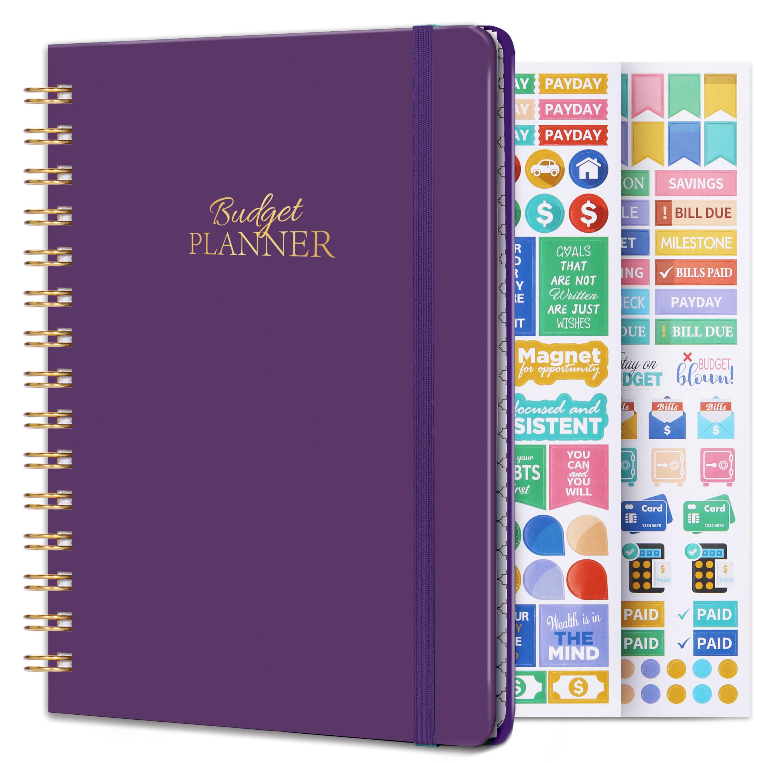 Budget Planner Budget Book with Bill Organizer and Expense Tracker, 6
