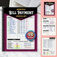 thumbnail image 1 of Budget Planner Monthly Bill Payment Checklist, 4-Year Family Bill Notebook, 960 Billing Records, 128 Pages, Portable Financial Planner, 1 of 9