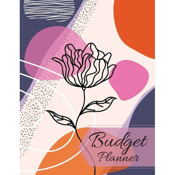 Budget Planner- Monthly Home Budget Worksheet- Organizer book planner- Financial Organizer & Budget Notebook- Large 8.5"
