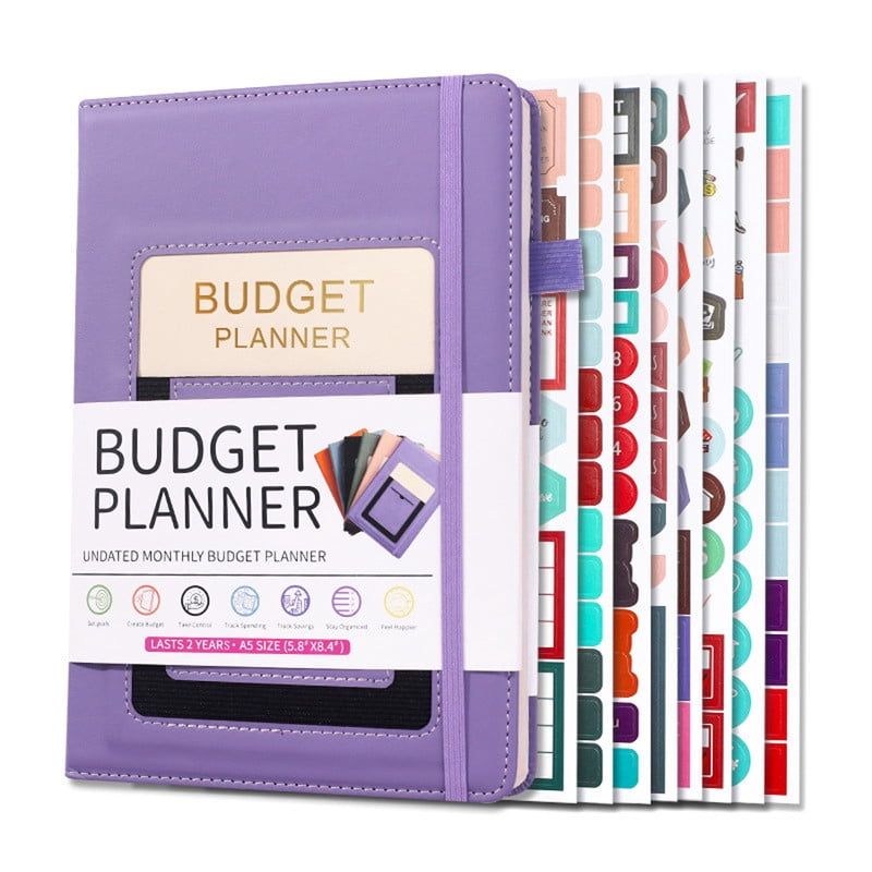 Budget Planner Notebook - Monthly Budget Book with Expense Tracker ...