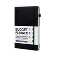 thumbnail image 1 of Budget Planner Notebook - Undated Monthly & Weekly Organizer With Elastic Band, Cash Budget Tracking For Personal Finance, Office, Home Use - Black, 1 of 4