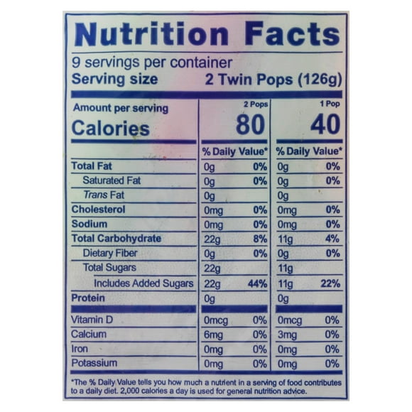 Budget Saver Ban Twin Pops 18ct