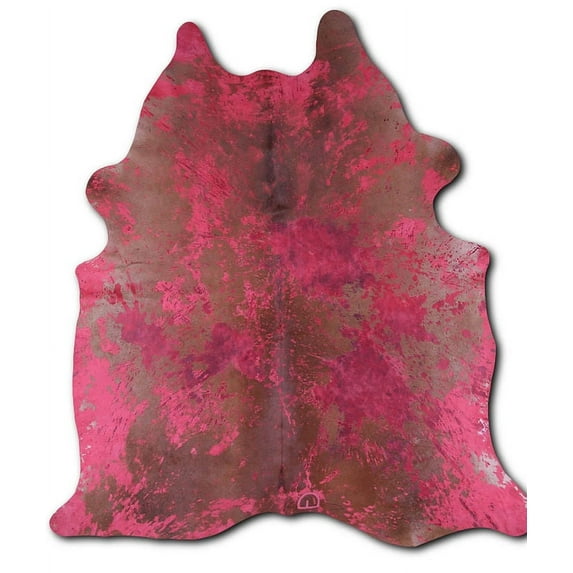 Budget Tie Dye cowhide rugs for sale DISTRESSED RED wholesale cowhides area rug