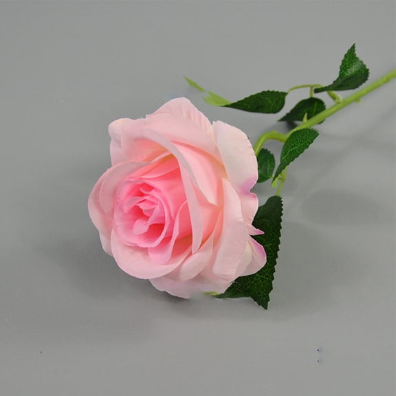Budget friendly Single Rose Artificial Flower for Weddings and Parties