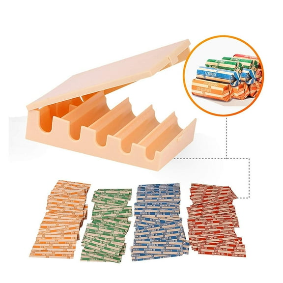 Budgetizer Coin Changers Tray Bundle 100 Assorted Wrappers