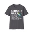thumbnail image 1 of Budgie Rules | Budgie Lover Parakeet Bird Budgerigar Unisex T-Shirt, 1 of 4