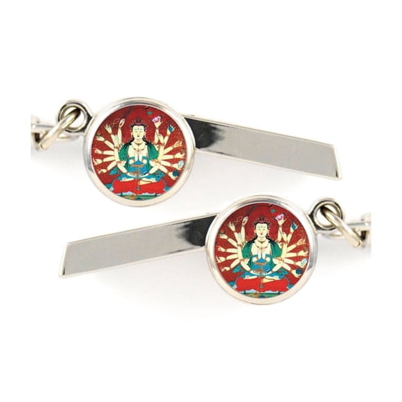 Budha Safety Whistle Keychain