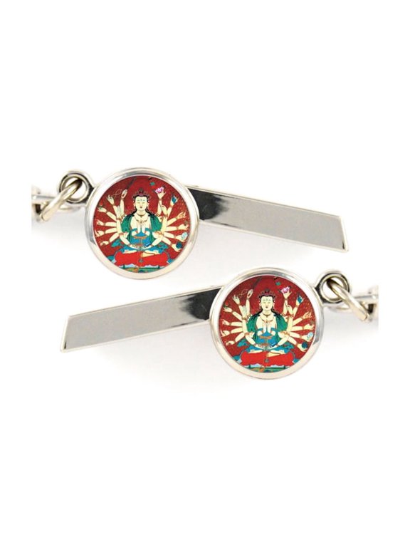 Budha Safety Whistle Keychain