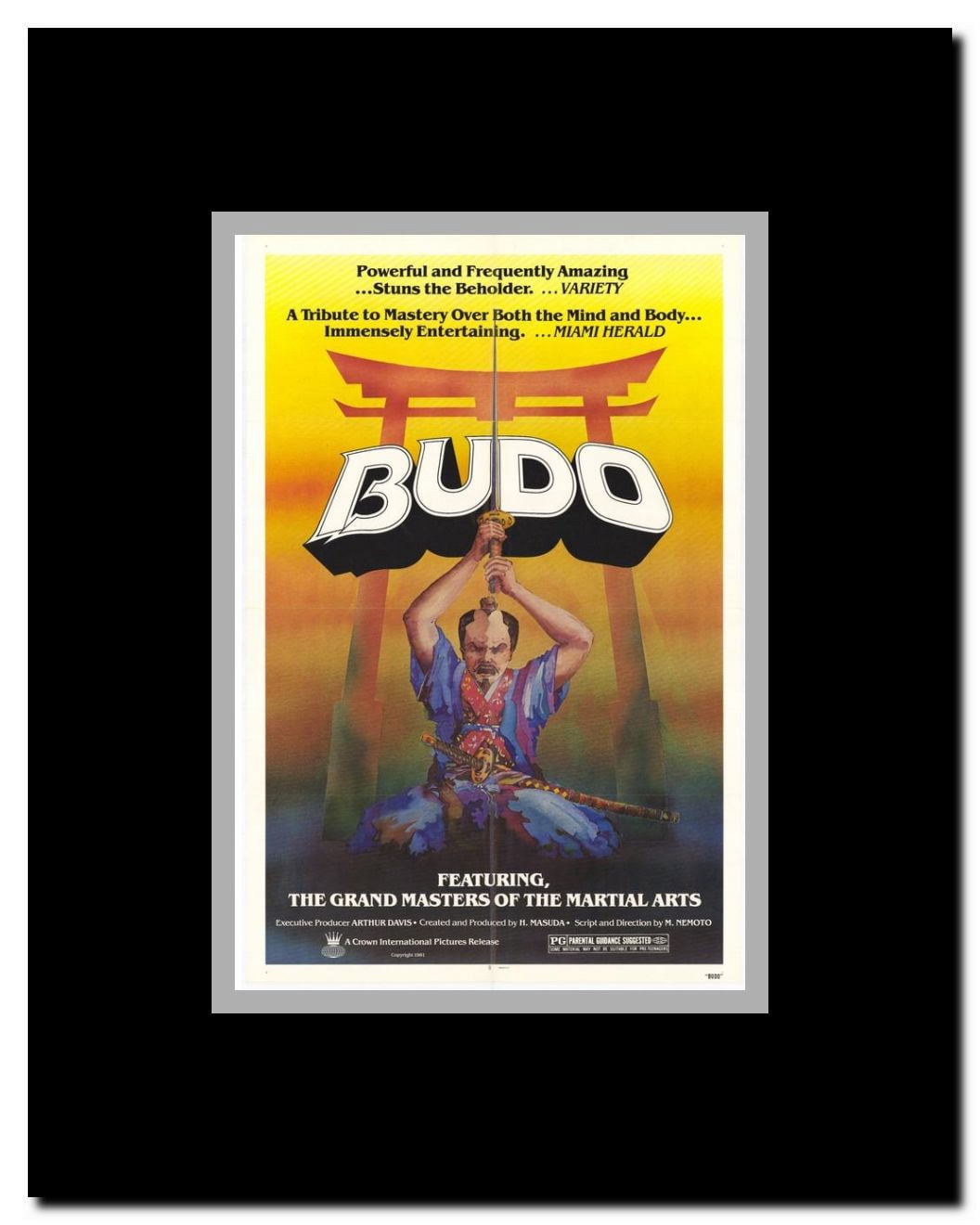 Budo Framed Movie Poster