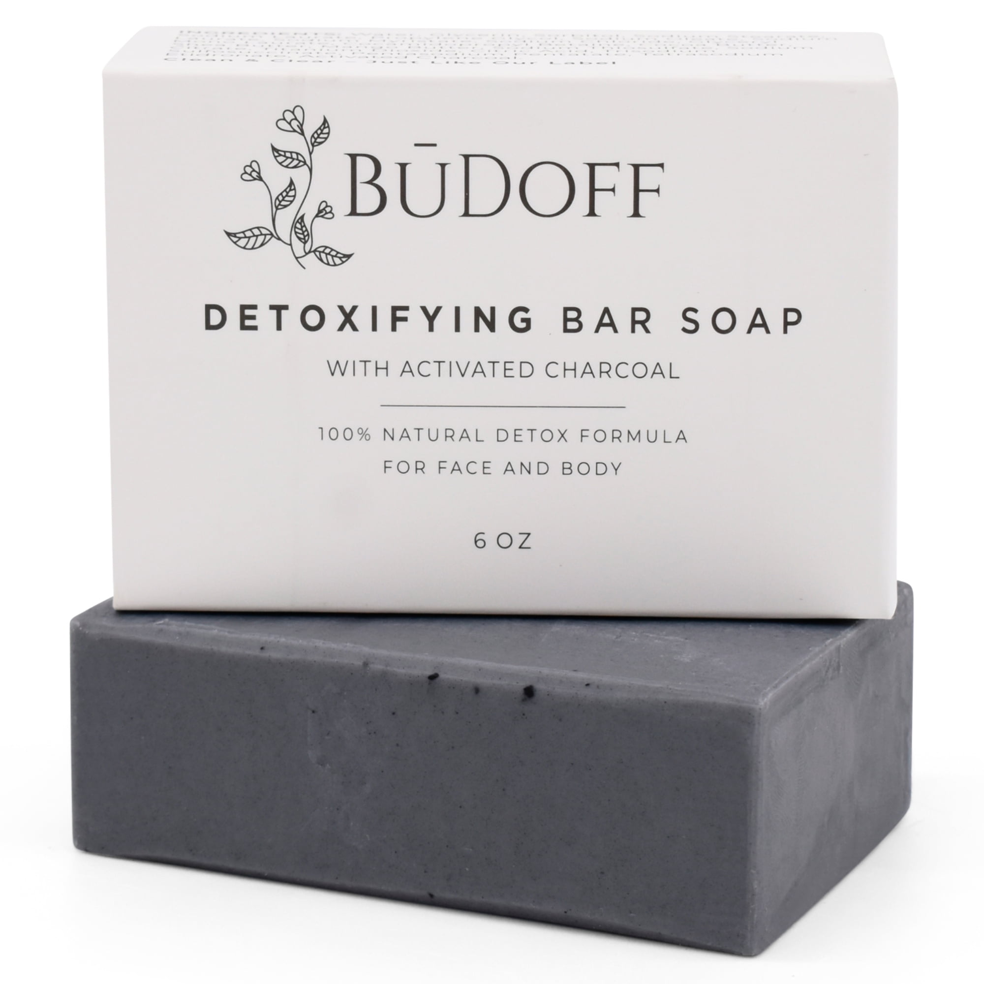 Budoff Activated Charcoal Bar Soap, Acne, Eczema, Psoriasis, Dry, Itchy
