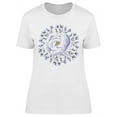 thumbnail image 1 of Buds Around Blue Rose T-Shirt Women -Image by Shutterstock, Female x-Large, 1 of 2