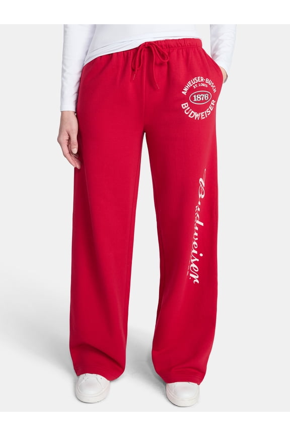 Women's Graphic Fleece Pants, Sizes XXS-XXL