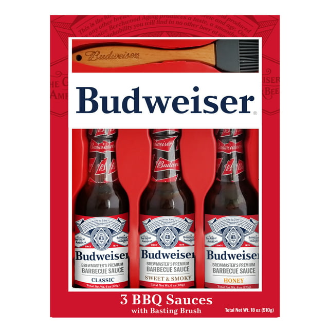 Budweiser 3 BBQ Sauces Set
