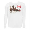 thumbnail image 1 of Budweiser 48942-Large Budweiser Long Sleeve Clydesdale T-Shirt, White - Large, 1 of 1
