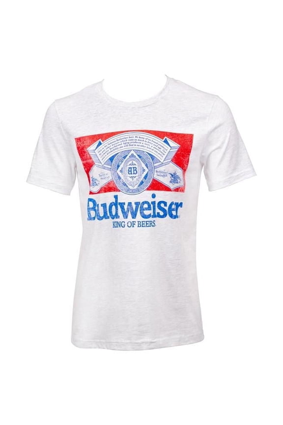 798656-L Budweiser Vintage Logo T-Shirt - Large