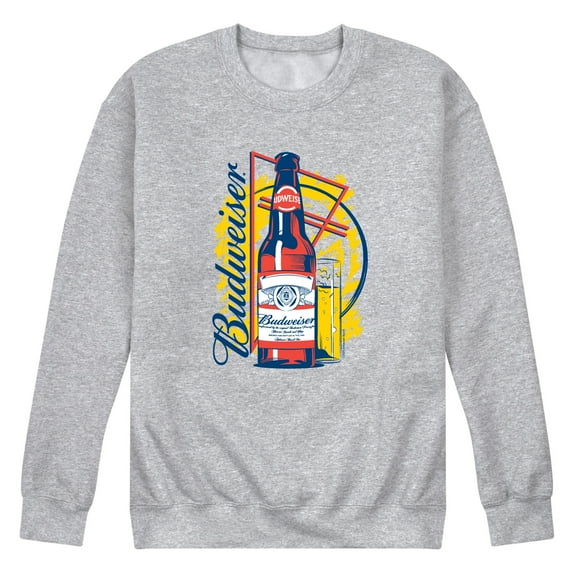 Budweiser - 80S Pop Bud - Men's Crew Fleece Sweatshirt