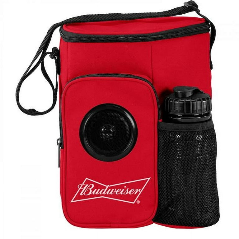 Budweiser Small Lunch Bag Cooler with Bluetooth Speaker and Beer