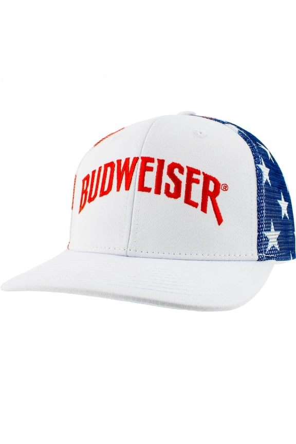 America Label Stars and Stripes Adjustable Hat