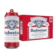 thumbnail image 1 of Budweiser American Lager Beer 24 pack 16 fl oz Aluminum Cans 5% ABV, 1 of 9