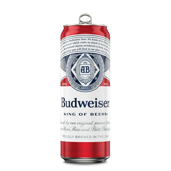 Budweiser American Lager Beer 25 fl oz 1 Aluminum Can 5% ABV
