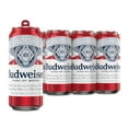 thumbnail image 1 of Budweiser American Lager Beer 6 pack 16 fl oz Aluminum Cans 5% ABV, 1 of 8