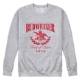 thumbnail image 1 of Budweiser - Anheuser Eagle Crest Graphic Fleece Sweatshirt, 1 of 5