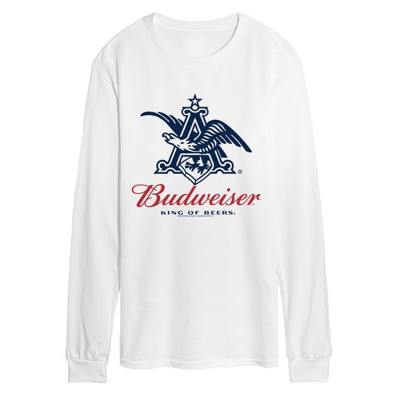 Budweiser - Anheuser Eagle Long Sleeve Graphic T-Shirt
