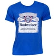 thumbnail image 1 of Budweiser Beer Patriotic Label Blue T-Shirt-XLarge, 1 of 1