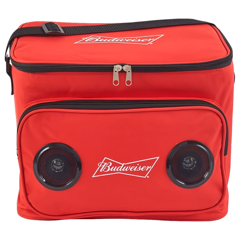 Budweiser Beer Battery Chill Bluetooth Speaker Cooler Bag with USB