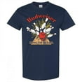 thumbnail image 1 of Budweiser 880087-large Bowling Strike Colorway T-Shirt for Mens, Navy Blue - Large, 1 of 1