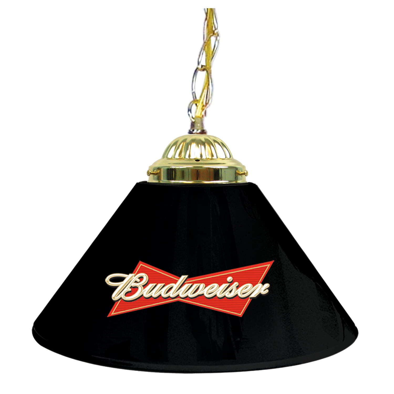 Budweiser Bowtie 14-Inch Single Pendant Light with Pull Chain