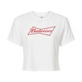thumbnail image 1 of Budweiser - Bowtie Logo - Junior's Cropped Tee, 1 of 4