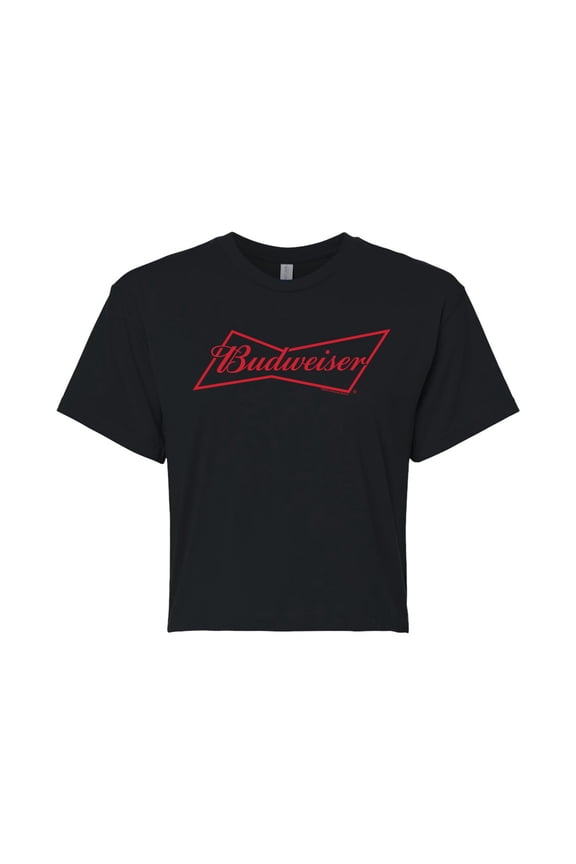 - Bowtie Logo - Junior's Cropped Tee