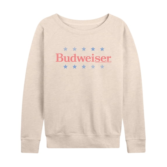 Budweiser - Bud Americana - Women's French Terry Long Sleeve Pullover